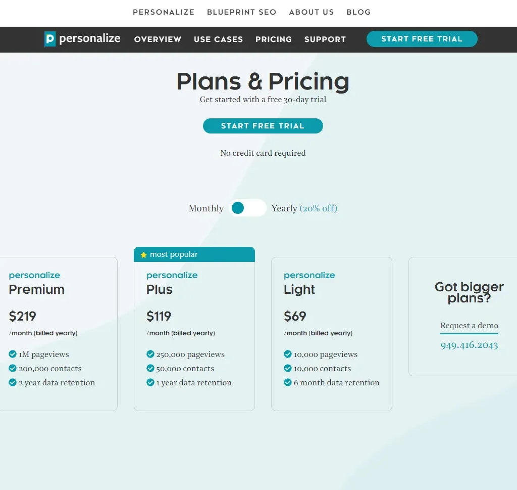 personalize pricing