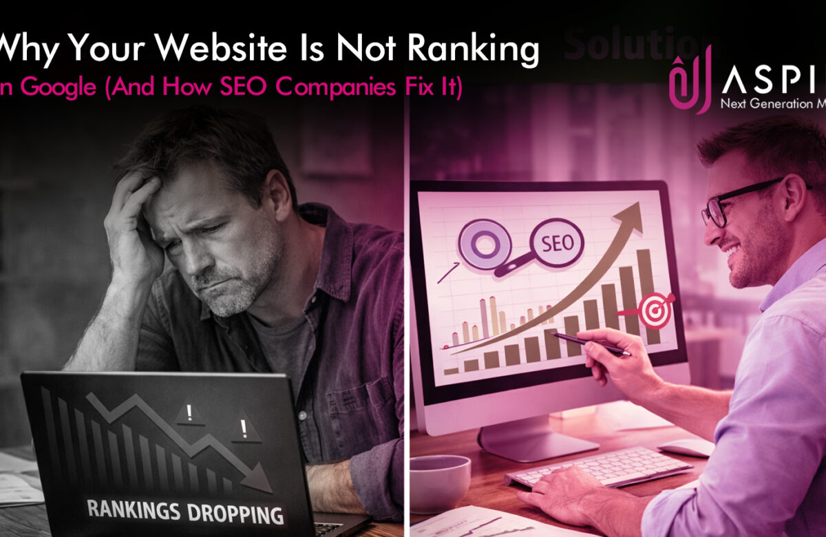 Why Your Website Is Not Ranking on Google (And How SEO Companies Fix It)