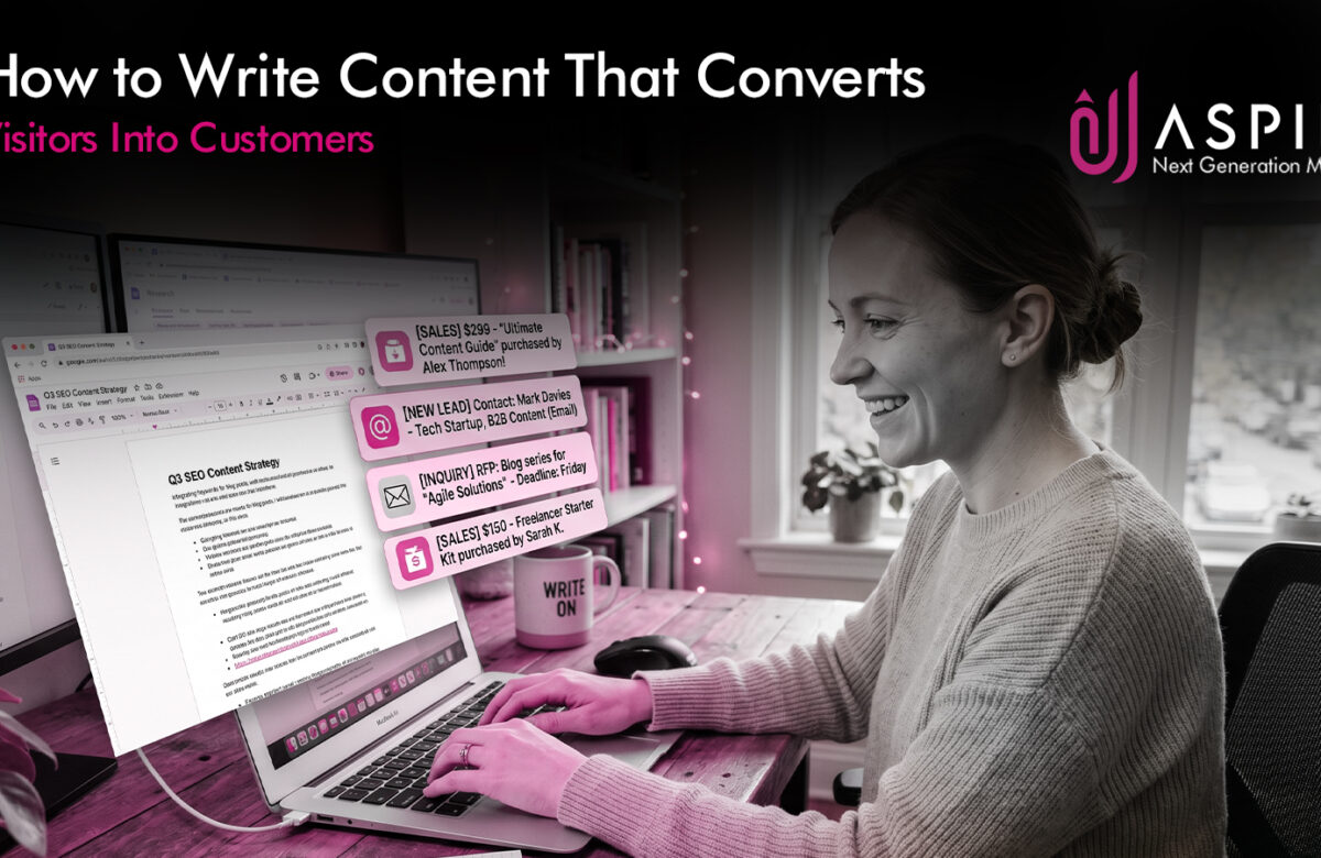 How to Write Content That Converts Visitors Into Customers