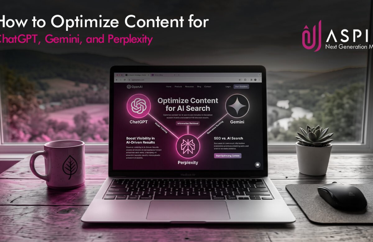 How to Optimize Content for ChatGPT, Gemini, and Perplexity